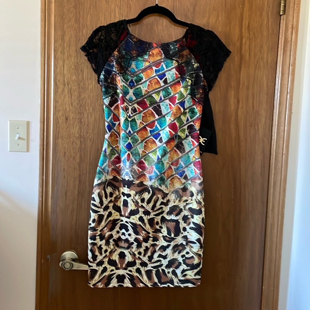Colourful dress, NWT!